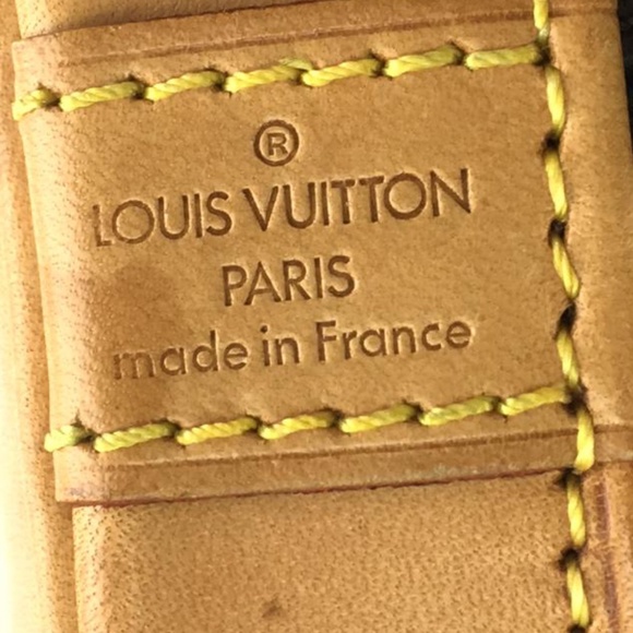 Alma Handbag Brown Monogram Canvas Satchel - Picture 5 of 12